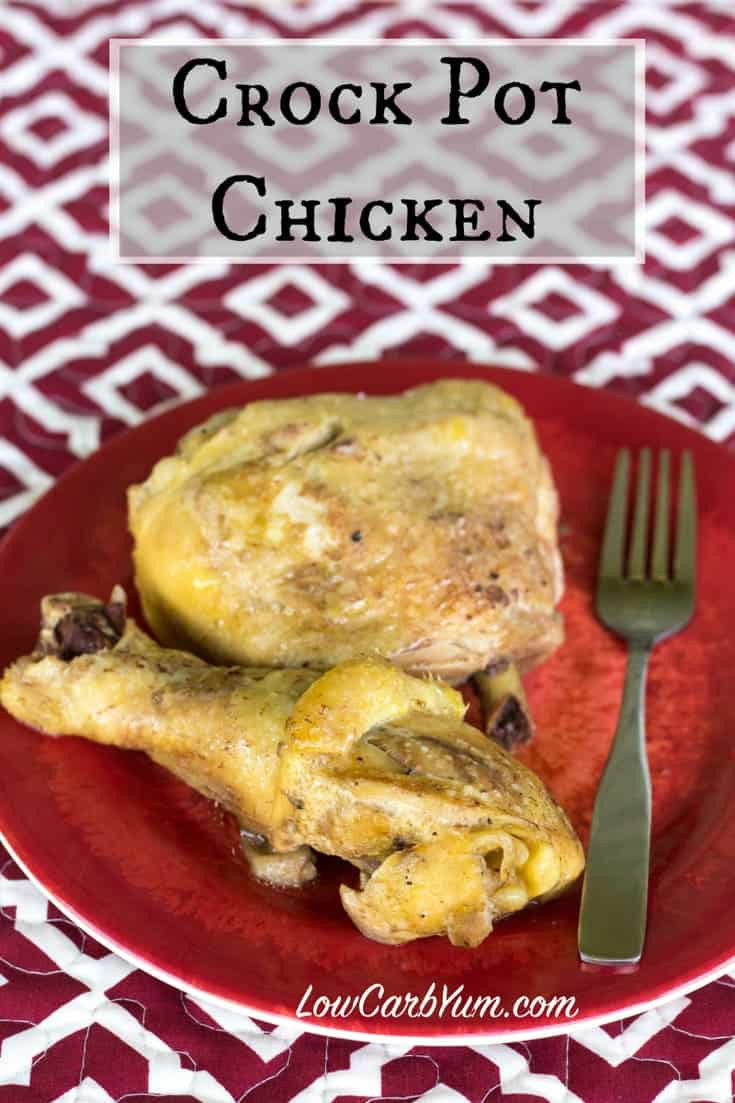 Low Carb Chicken Crock Pot Recipes
 Crock Pot Chicken Thighs and Drumsticks