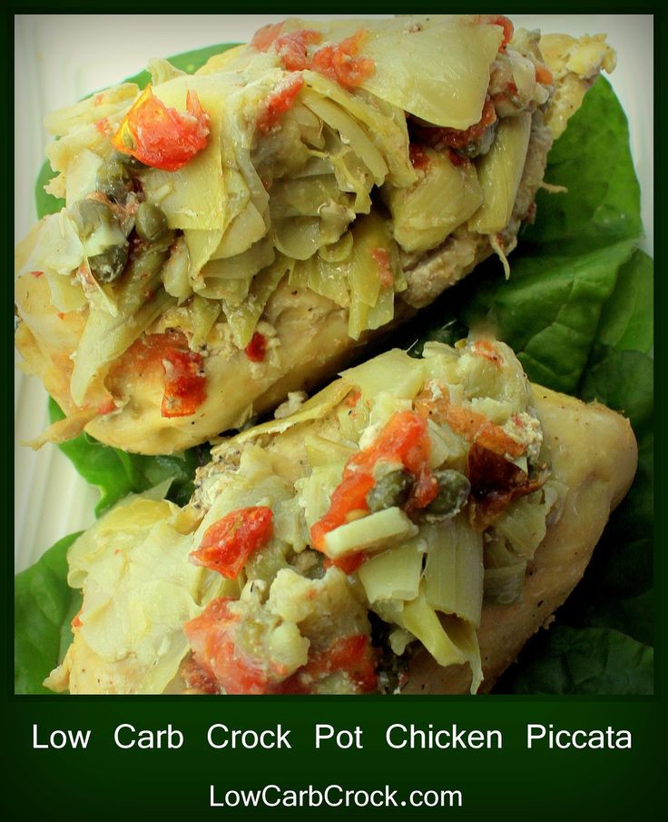 Low Carb Chicken Crock Pot Recipes
 Low Carb Crock Pot Chicken Picatta easy no preccoking