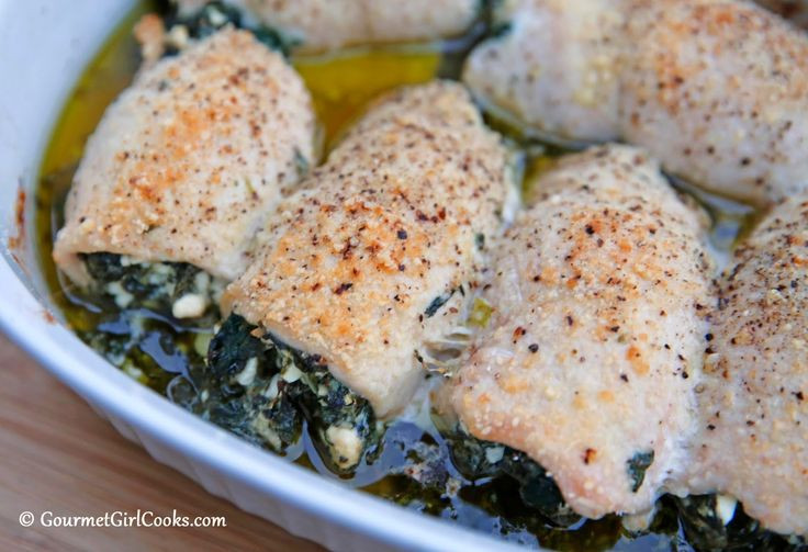Low Carb Chicken Cutlet Recipes
 Gourmet Girl Cooks Greek Style Spanakopita Stuffed
