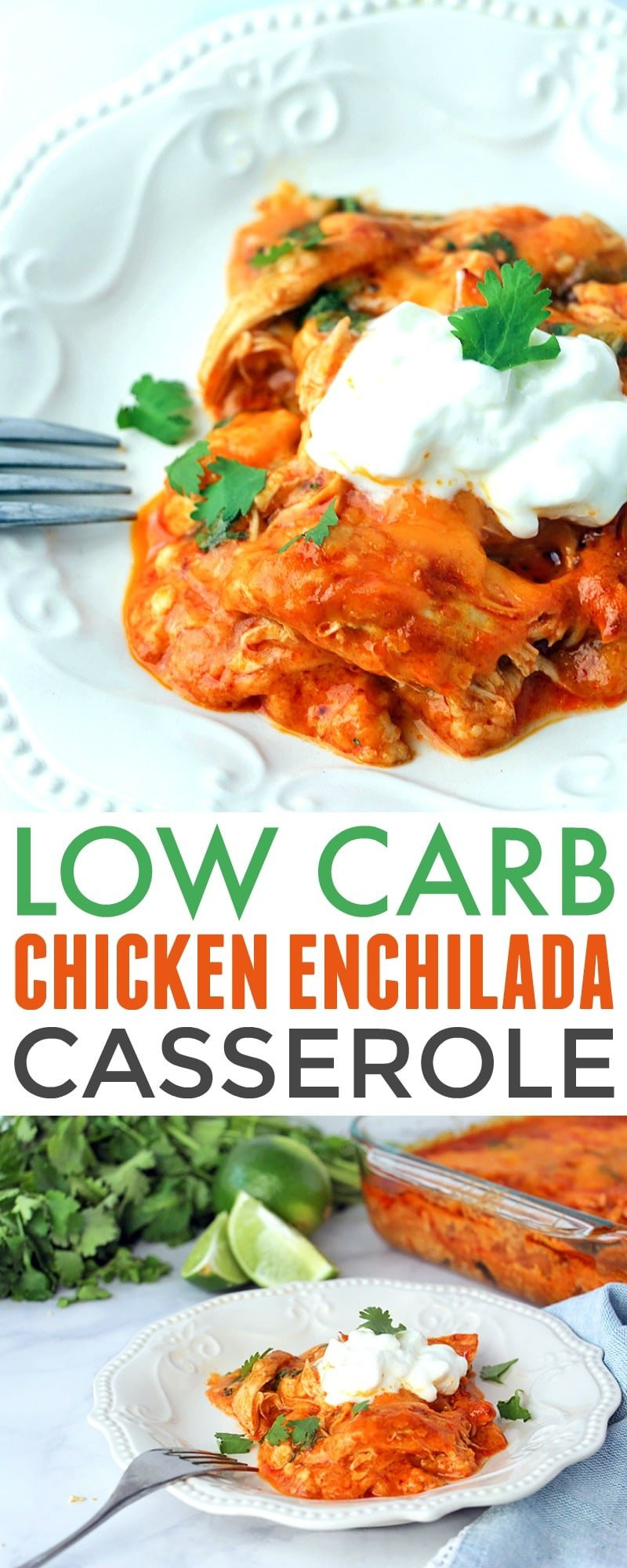 Low Carb Chicken Enchiladas
 Low Carb Chicken Enchilada Casserole 730 Sage Street