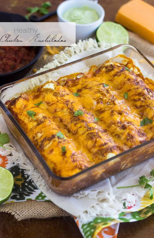 Low Carb Chicken Enchiladas
 Healthy Chicken Enchilada Recipe GF Food Faith Fitness