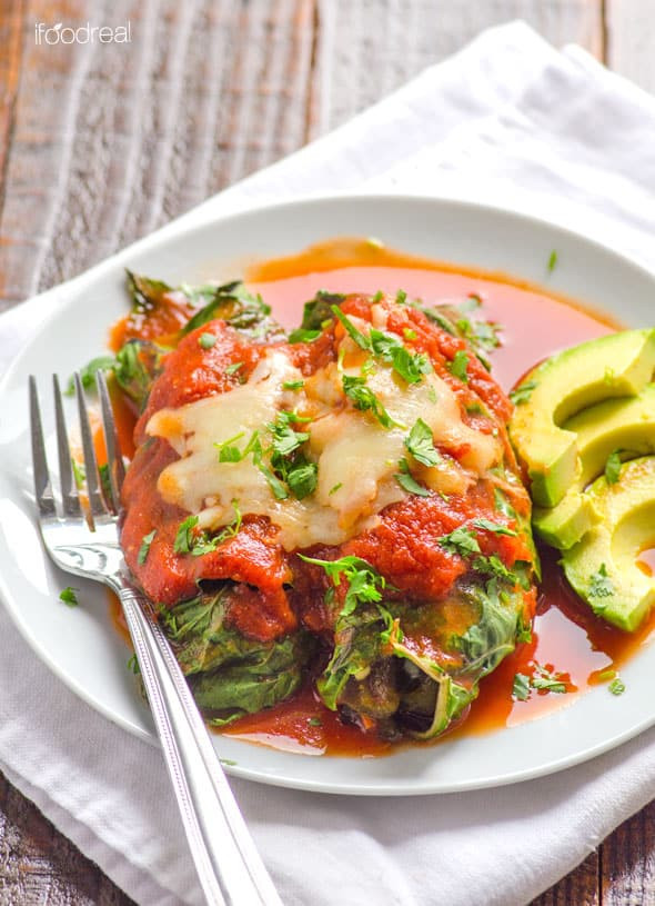 Low Carb Chicken Enchiladas
 Low Carb Chicken Enchiladas iFOODreal Healthy Family