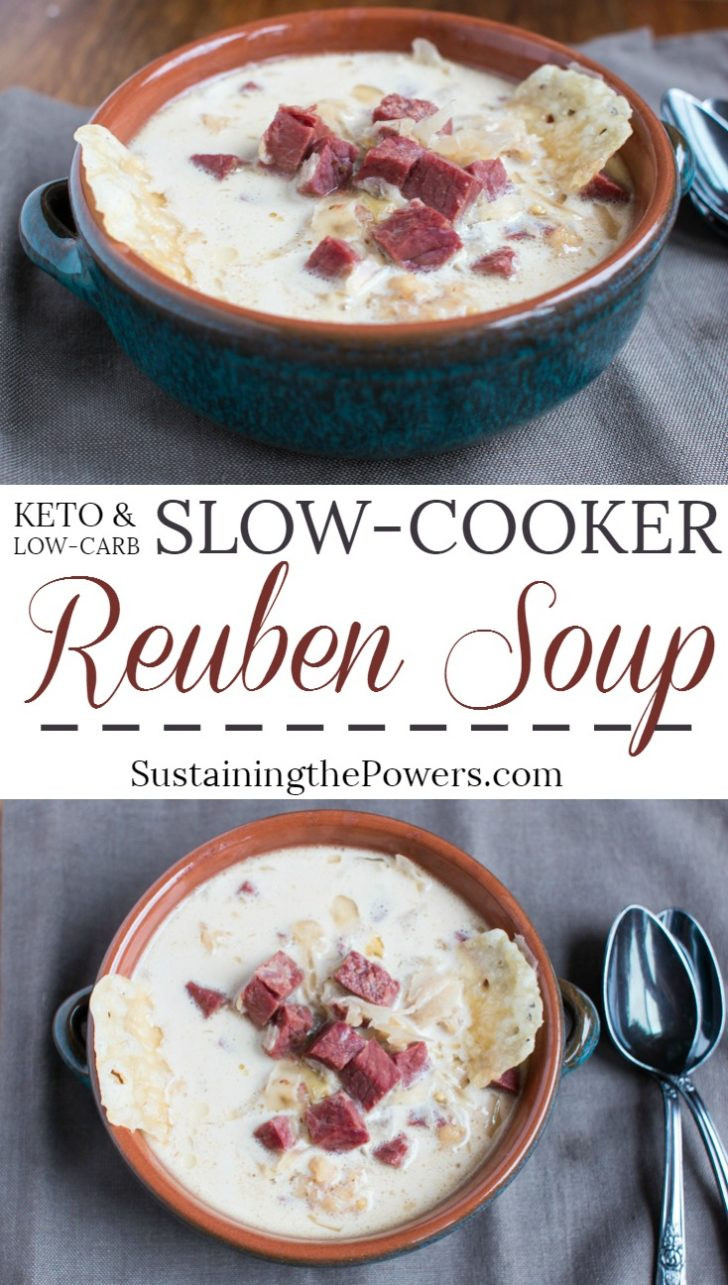 Low Carb Chicken Soup Slow Cooker
 Low Carb Slow Cooker Reuben Soup Crocktober 2016
