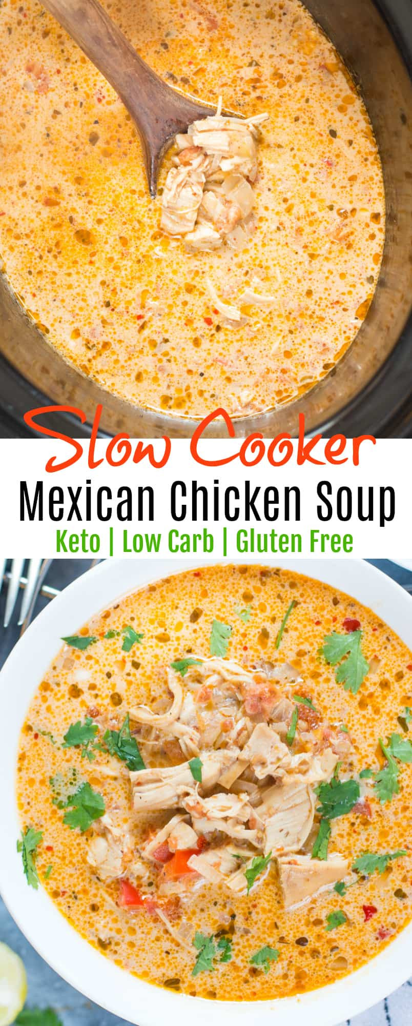 Low Carb Chicken Soup Slow Cooker
 SLOW COOKER MEXICAN CHICKEN SOUP The flavours of kitchen