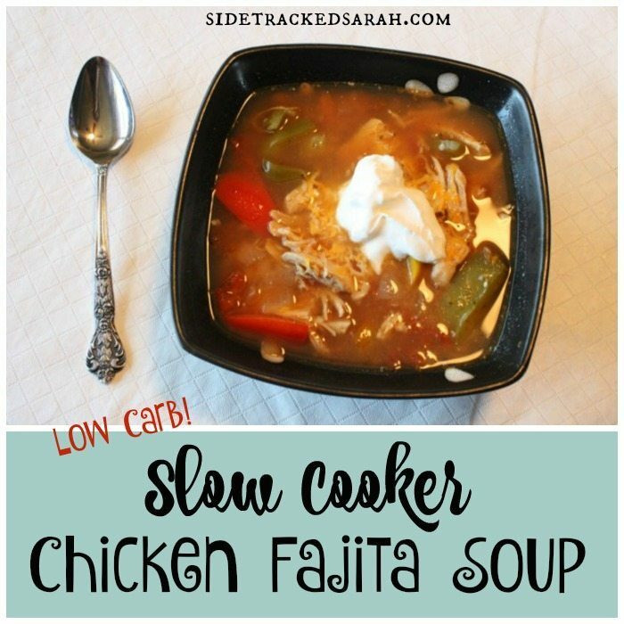 Low Carb Chicken Soup Slow Cooker
 Slow Cooker Chicken Fajita Soup Low Carb