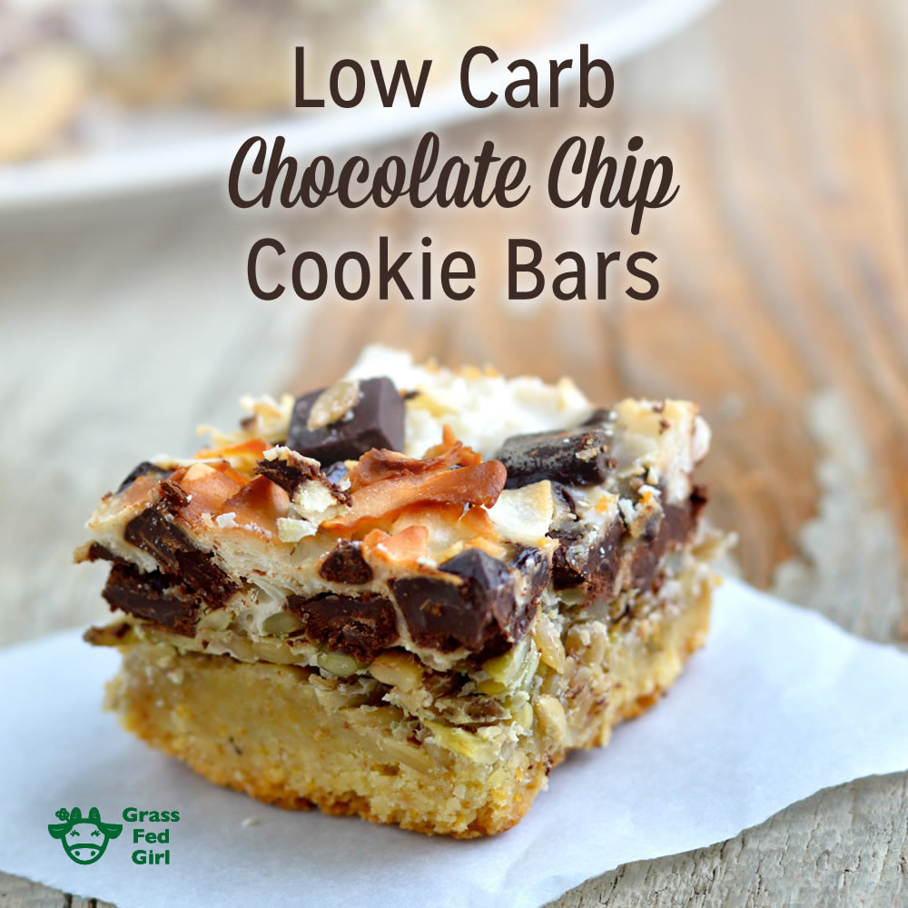 Low Carb Chocolate Chip Cookies Recipes
 Low Carb Chocolate Chip Cookie Bars Recipe dairy free Paleo