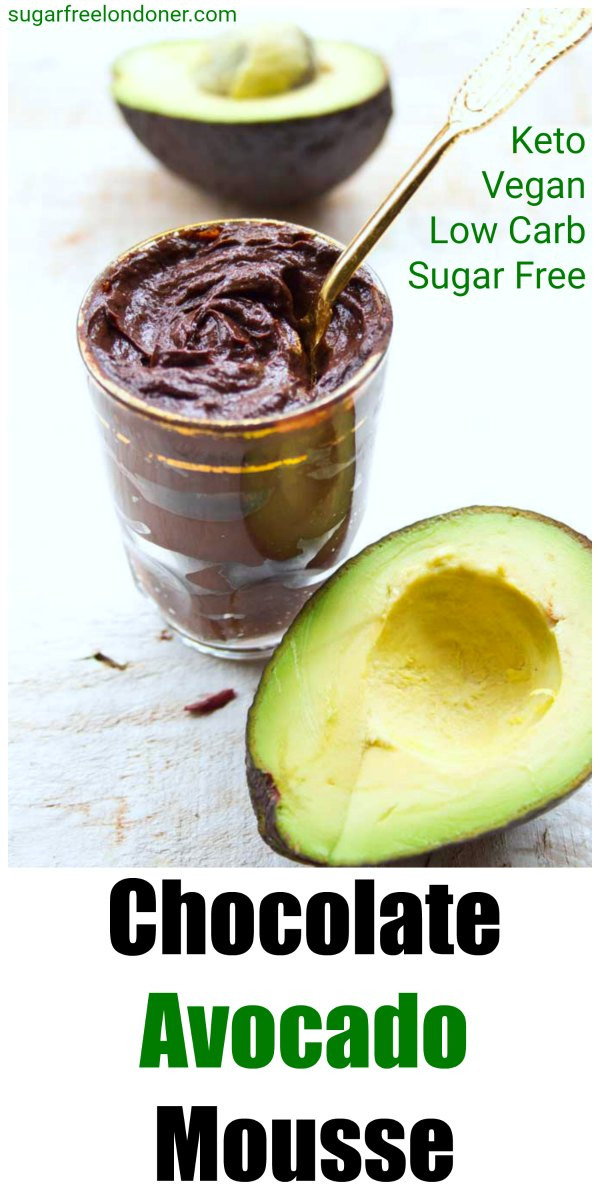Low Carb Chocolate Mousse Sugar Free Pudding
 Chocolate Avocado Mousse Keto – Sugar Free Londoner