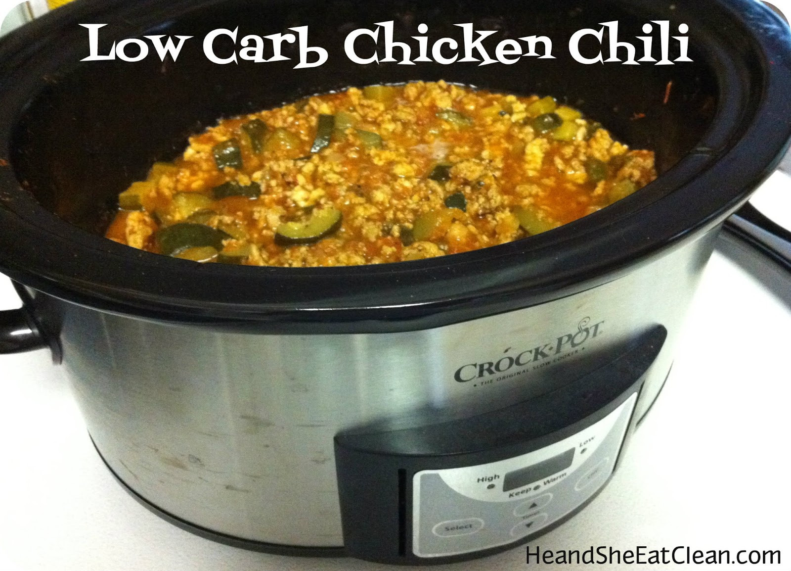 Low Carb Clean Eating
 Clean Eat Recipe Low Carb Chicken Chili — He & She Eat