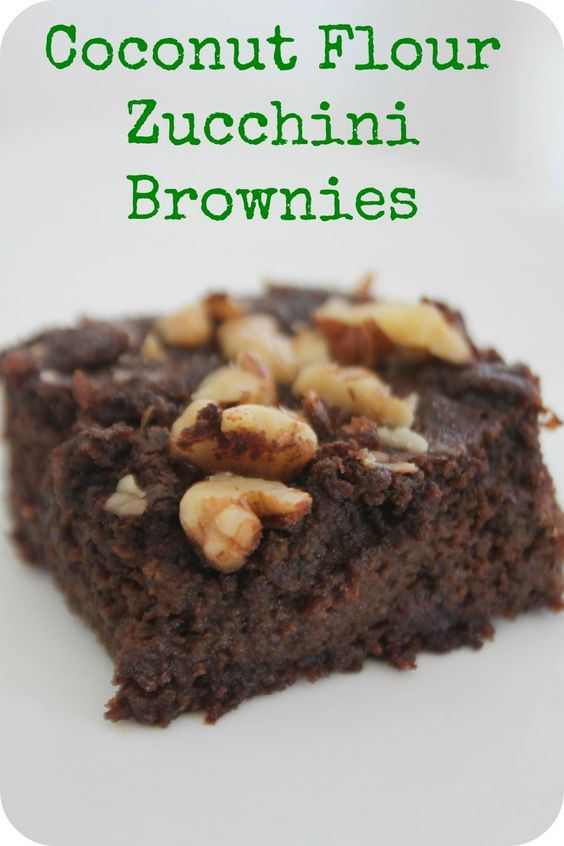 Low Carb Coconut Flour Brownies
 Coconut Flour Zucchini Dark Chocolate Brownies To make