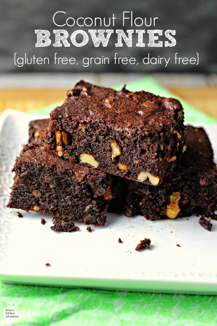 Low Carb Coconut Flour Brownies
 Coconut Flour Brownies