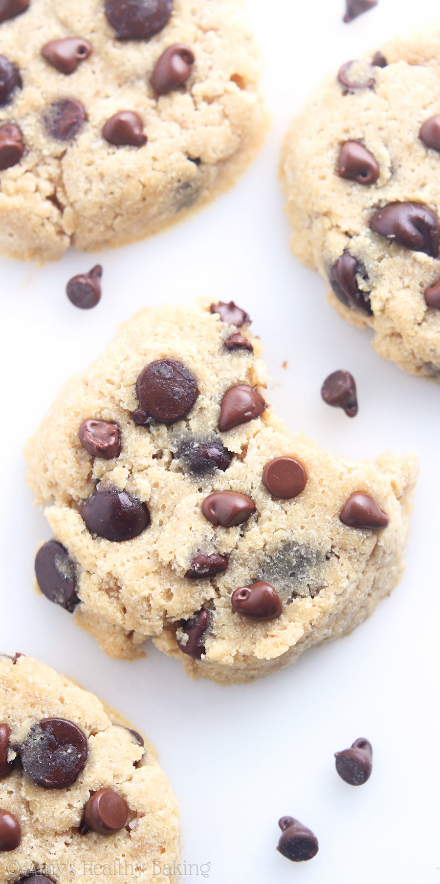 Low Carb Coconut Flour Chocolate Chip Cookies
 Coconut Flour Chocolate Chip Cookies