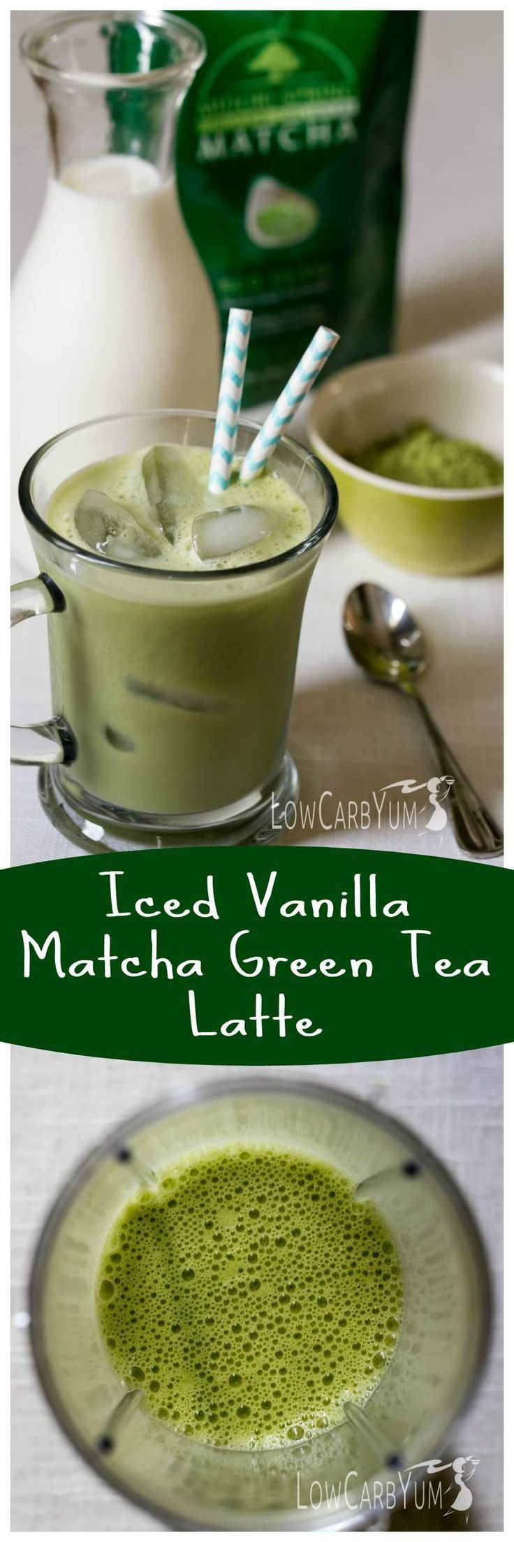 Low Carb Coffee Drinks Recipes
 Iced Vanilla Matcha Green Tea Latte Recipe