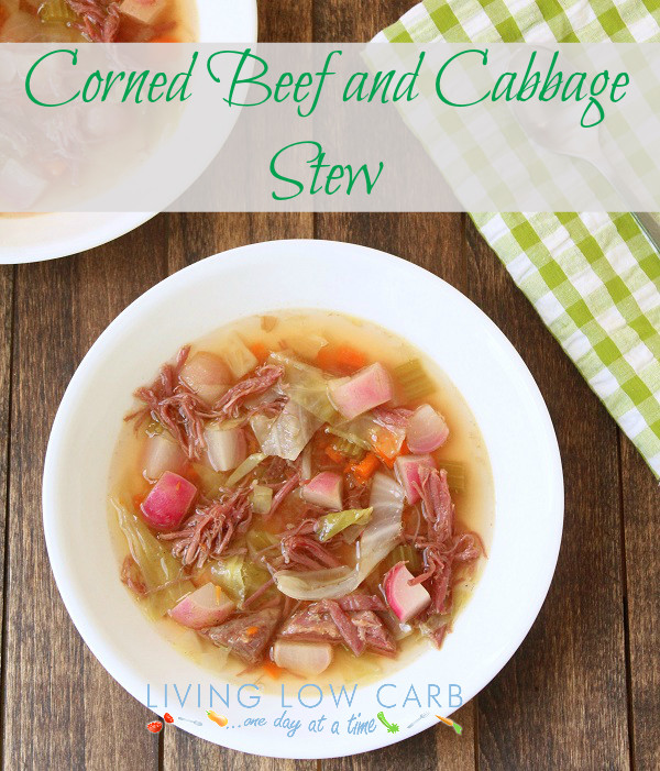 Low Carb Corned Beef And Cabbage
 Corned Beef and Cabbage Stew Low Carb and Paleo