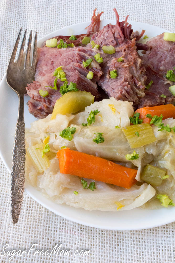 Low Carb Corned Beef And Cabbage
 Low Carb Corned Beef and Cabbage Instant Pot or Crock Pot