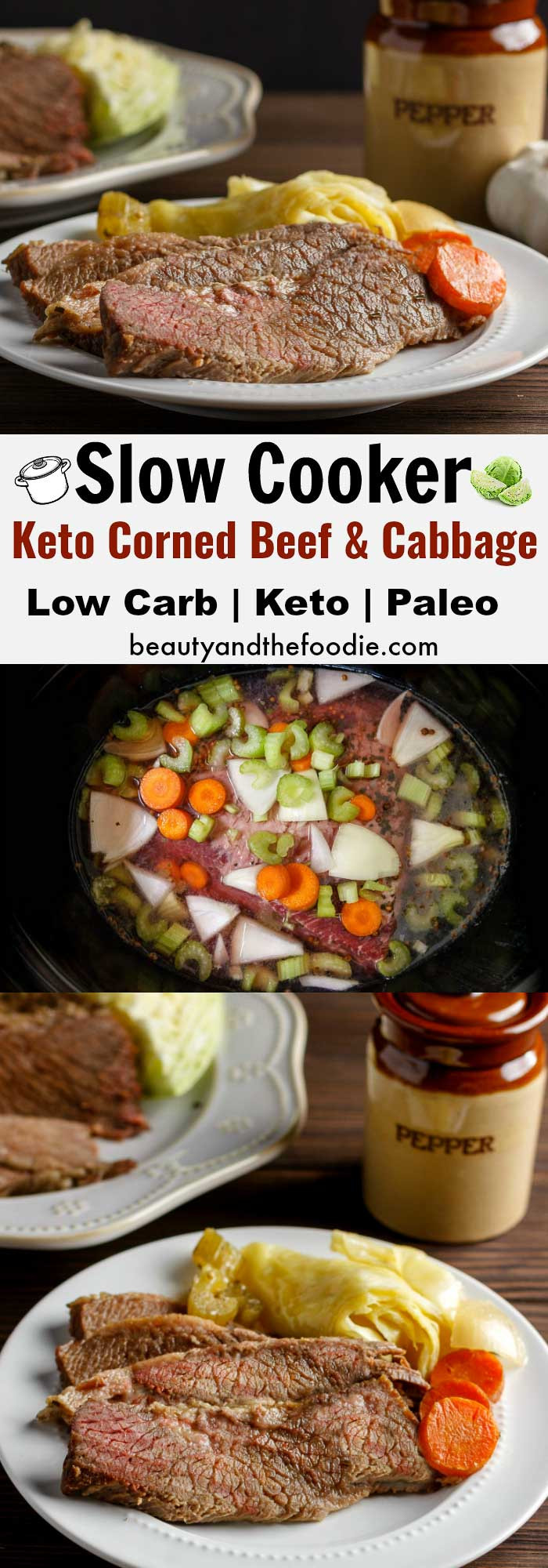 Low Carb Corned Beef And Cabbage
 Slow Cooker Keto Corned Beef Cabbage