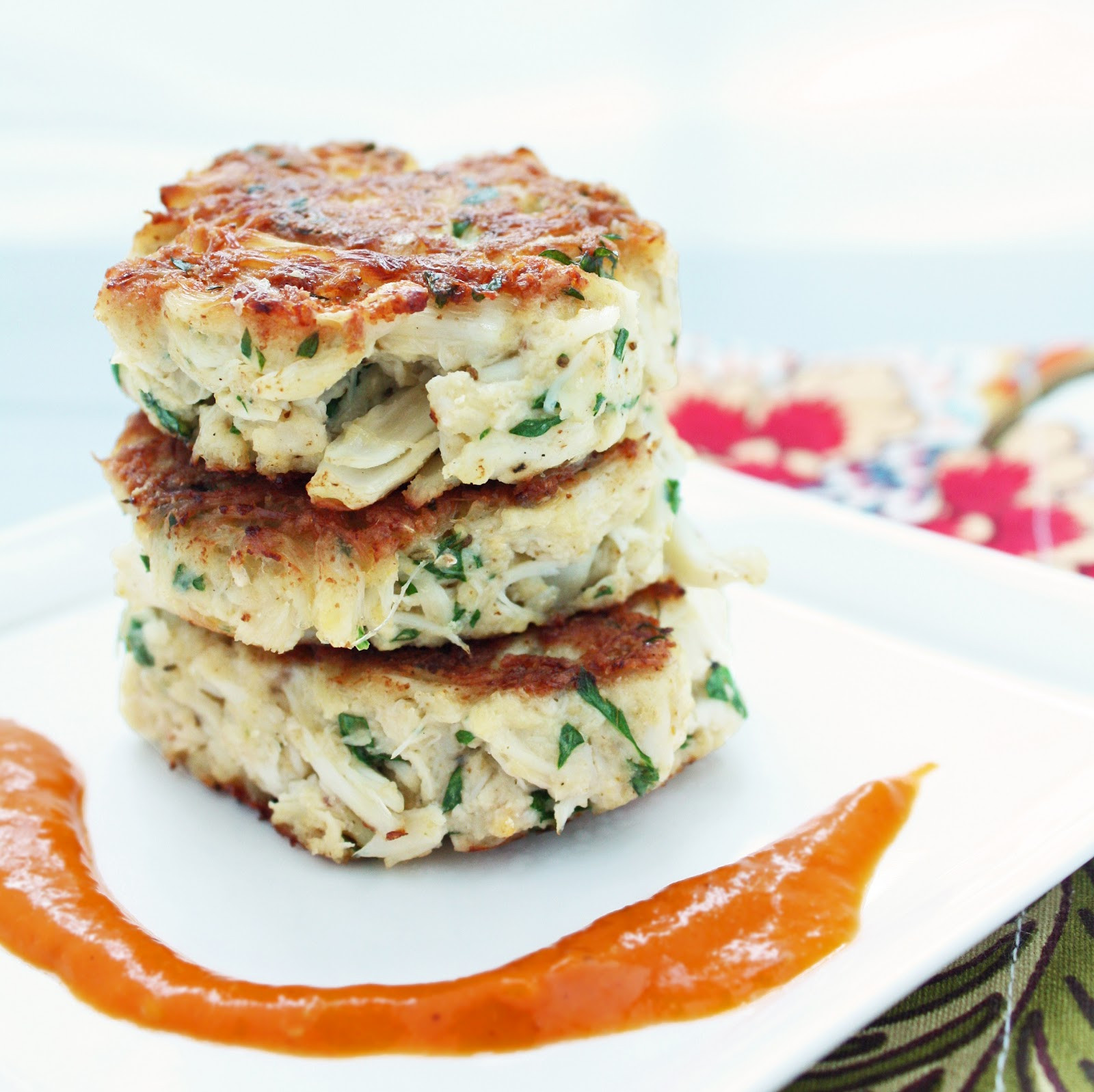 Low Carb Crab Recipes
 Low Carb Crab Cakes w Roasted Red Pepper Sauce