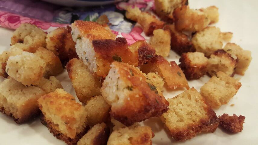 Low Carb Croutons
 Low Carb Croutons Wonderfully Made and Dearly Loved