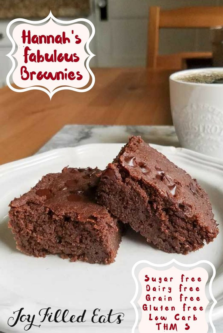 Low Carb Dairy Free Desserts
 Hannah s Fabulous Brownies Low Carb Sugar Free Gluten