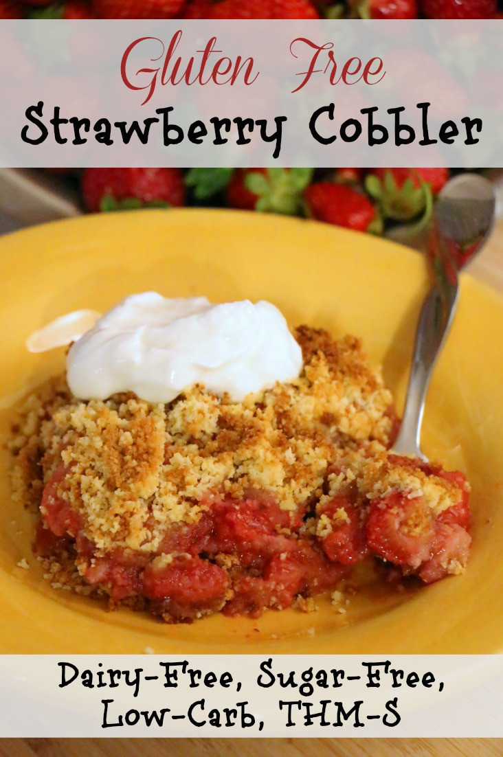 Low Carb Dairy Free Desserts
 Gluten Free Strawberry Cobbler Dairy & Sugar Free Low