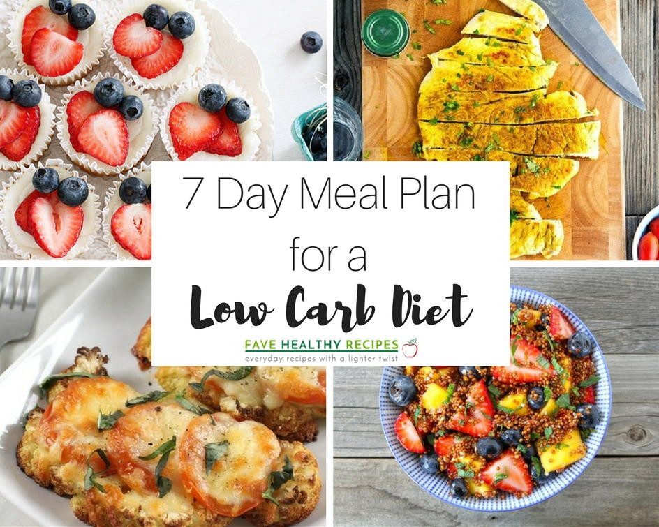 Low Carb Diet Desserts
 7 Day Meal Plan with all Low Carb Diet Recipes
