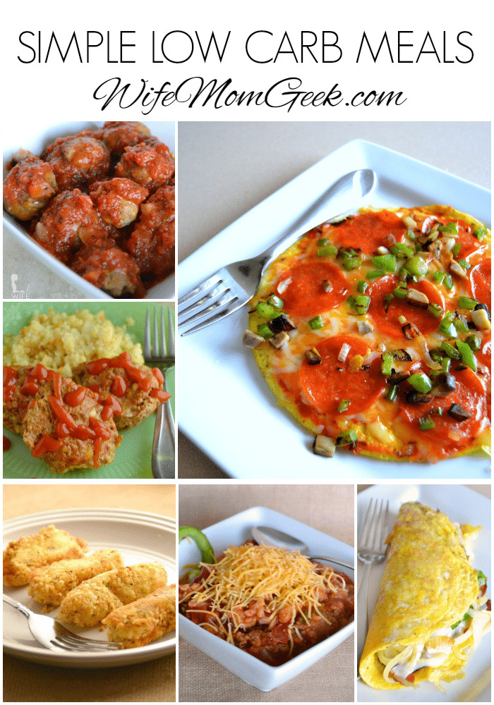 Low Carb Dinner
 Simple Low Carb Meals