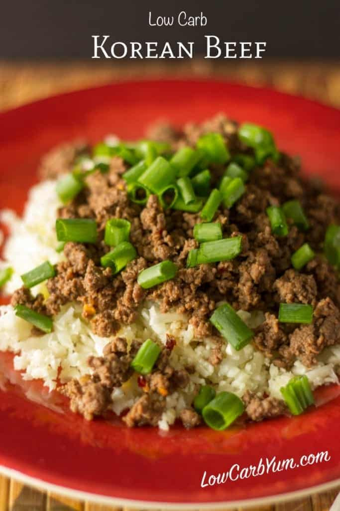 Low Carb Dinner With Ground Beef
 Korean Beef Paleo and Low Carb