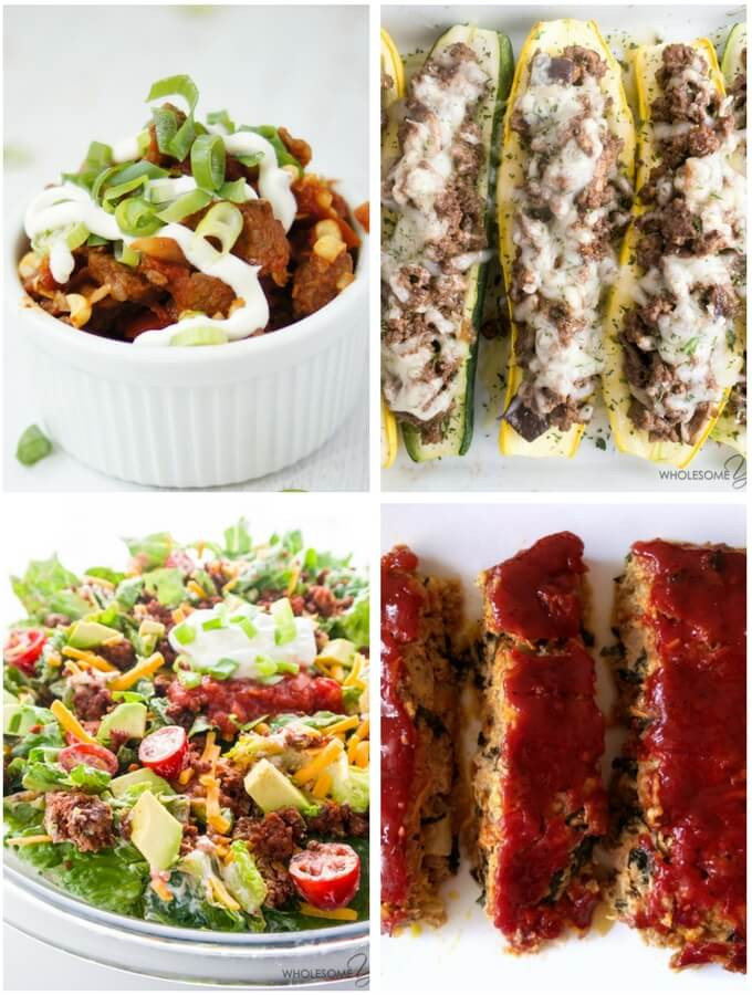 Low Carb Dinner With Ground Beef
 50 Ground Beef Recipes Low Carb and Healthy Recipe Roundup