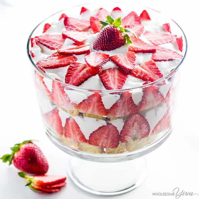 Low Carb Easter Desserts
 Strawberry Trifle Recipe Low Carb Sugar free Gluten free