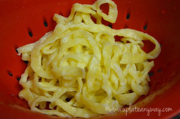 Low Carb Egg Noodles
 low carb noodles made with 2 ingre nts