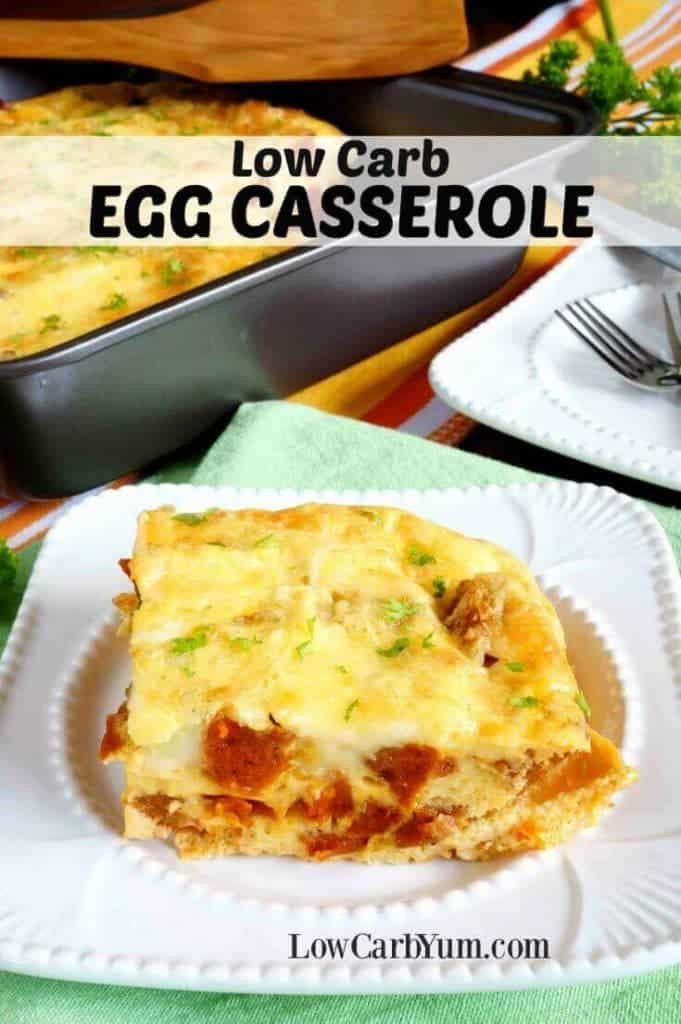 Low Carb Egg Recipes
 Basic Low Carb Egg Casserole Recipe with Sausage