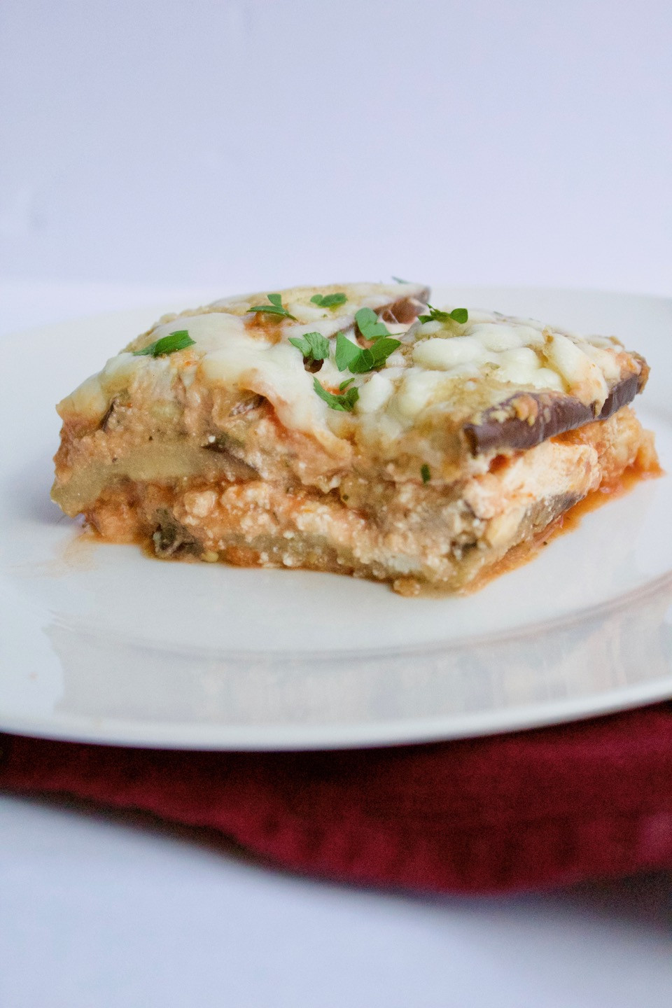 Low Carb Eggplant Lasagna
 Low Carb Eggplant Parm Lasagna Sinful Nutrition