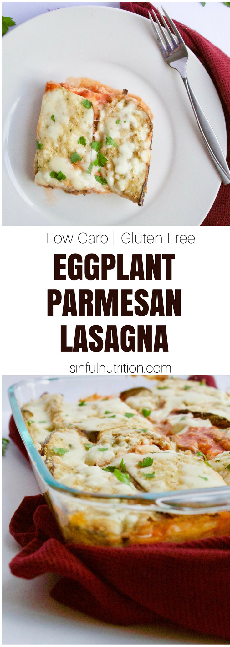 Low Carb Eggplant Parmesan
 Sinful Nutrition Where every veggie has a dark side