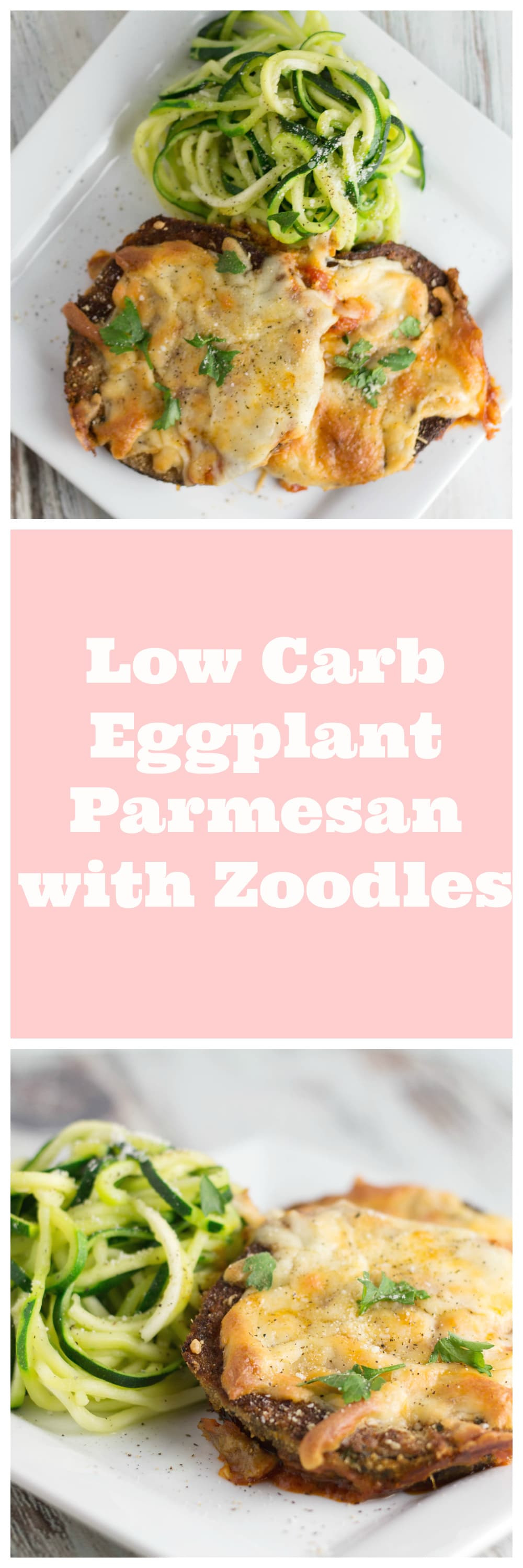 Low Carb Eggplant Parmesan
 Low Carb Eggplant Parmesan with Zoodles Krolls Korner