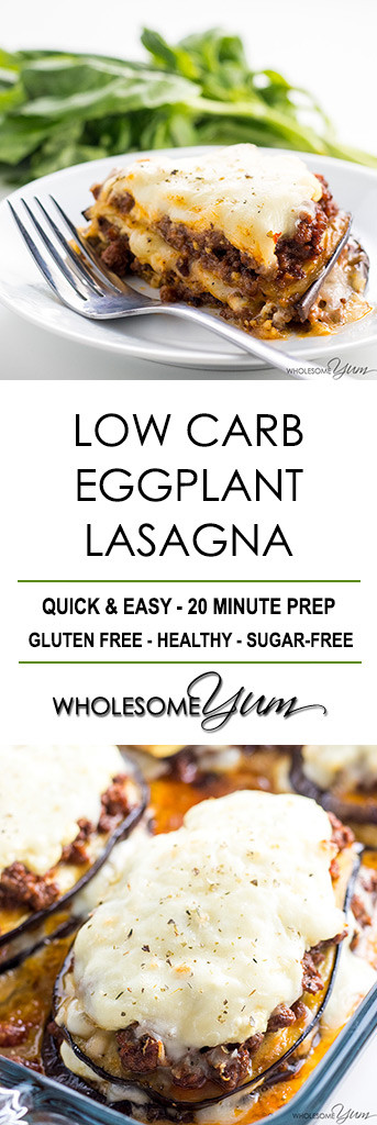 Low Carb Eggplant Recipes Easy
 Low Carb Eggplant Lasagna Recipe VIDEO