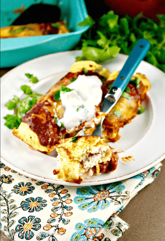Low Carb Enchiladas
 Low Carb Enchiladas with Homemade Sauce & Cheesy Chicken