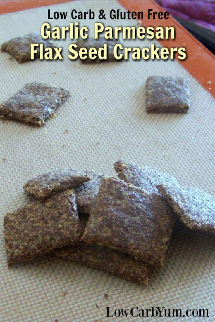 Low Carb Flax Seed Recipes
 Garlic Parmesan Flax Seed Low Carb Crackers