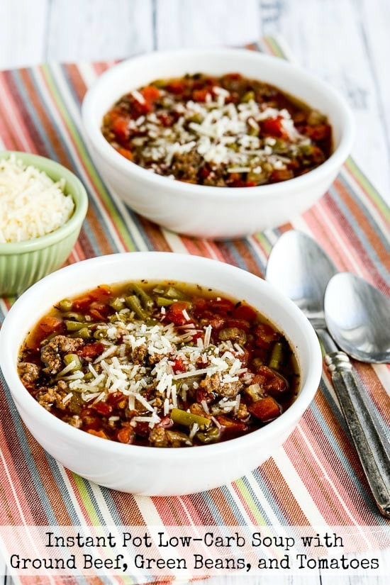 Low Carb Ground Beef Soup
 Instant Pot Low Carb Soup with Ground Beef Green Beans