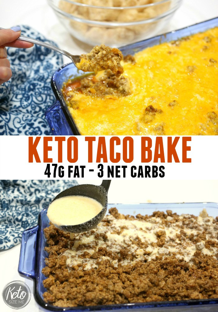 Low Carb High Fat Recipes
 Keto Taco Bake Recipe Low Carb High Fat • Keto Size Me