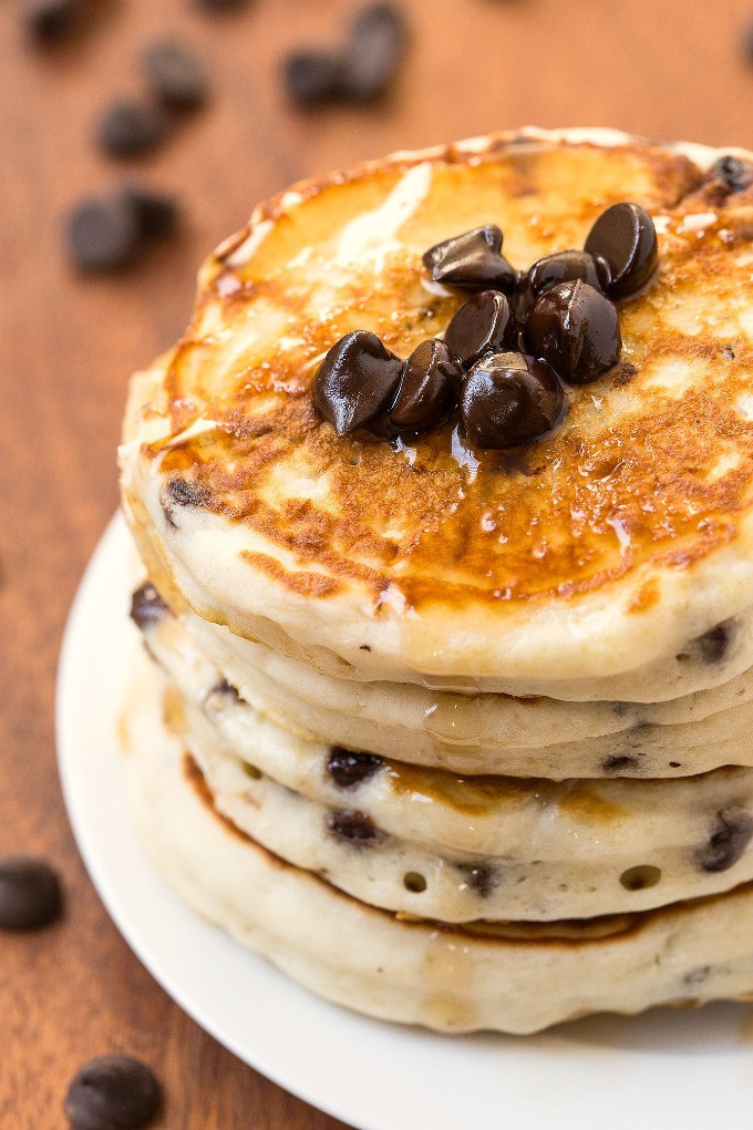 Low Carb High Protein Pancakes
 Healthy Fluffy Low Carb Chocolate Chip Pancakes