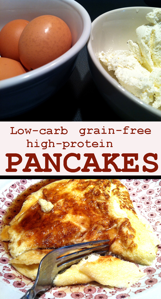 Low Carb High Protein Pancakes
 Grain free low carb high protein pancakes