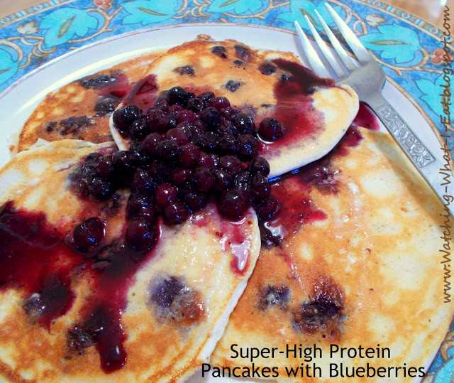 Low Carb High Protein Pancakes
 Watching What I Eat Super High Protein Pancakes with