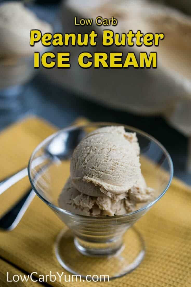 Low Carb Ice Cream Recipes
 Peanut Butter Low Carb Ice Cream Recipe