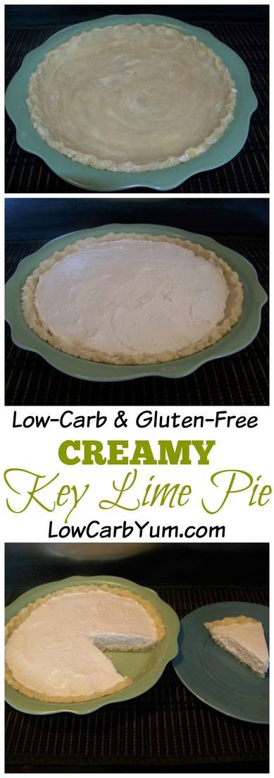 Low Carb Key Lime Pie
 Key Lime Pie with Almond Flour Crust