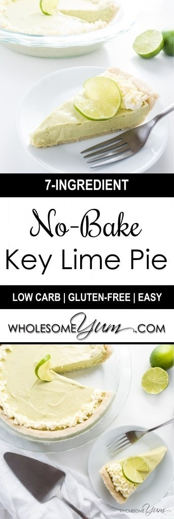 Low Carb Key Lime Pie
 Easy No Bake Key Lime Pie Low Carb Gluten free
