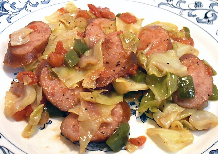 Low Carb Kielbasa Recipes
 FIESTA CABBAGE Linda s Low Carb Menus & Recipes