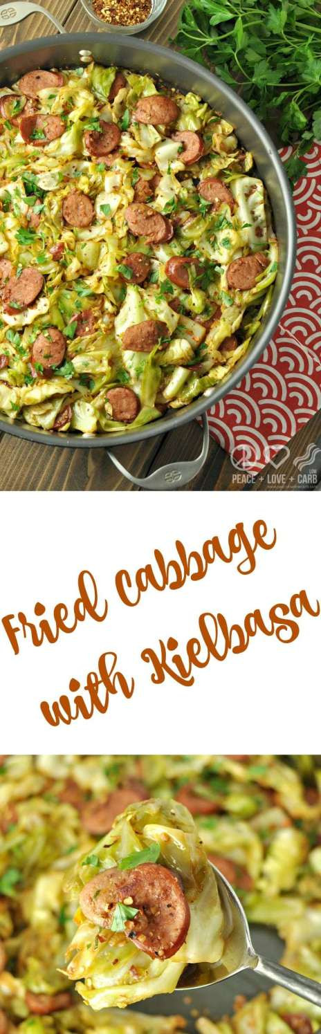 Low Carb Kielbasa Recipes
 Fried Cabbage with Kielbasa Low Carb Paleo Gluten Free