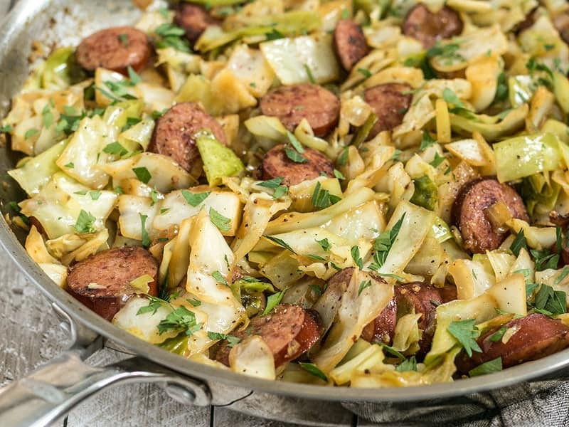 Low Carb Kielbasa Recipes
 Kielbasa and Cabbage Skillet Bud Bytes