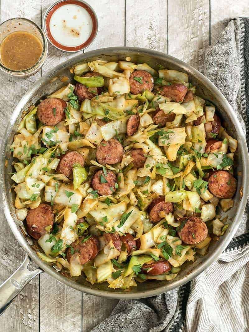 Low Carb Kielbasa Recipes
 Kielbasa and Cabbage Skillet Bud Bytes