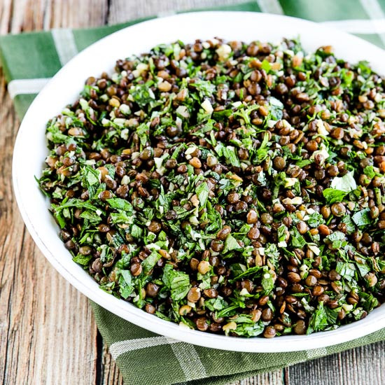 Low Carb Lentil Recipes
 Lebanese Lentil Salad with Garlic and Herbs Kalyn s Kitchen