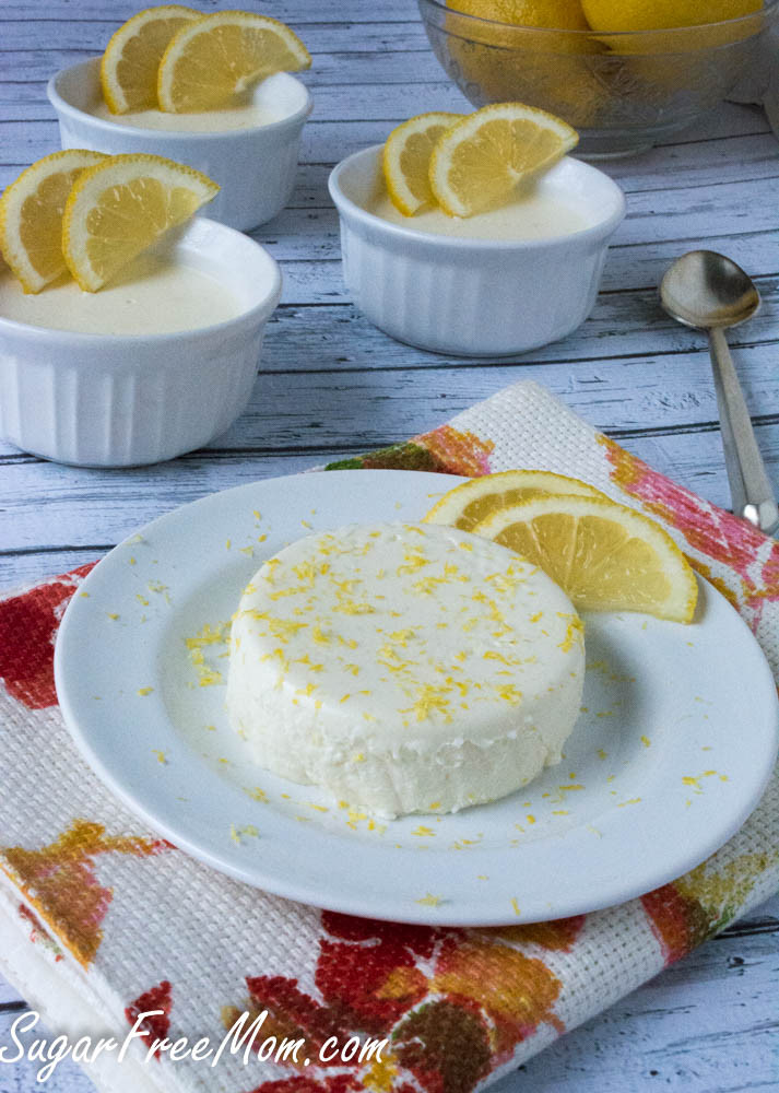 Low Carb Low Calorie Desserts
 Sugar Free Low Carb Lemon Panna Cotta